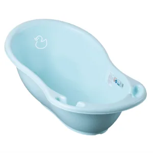Set cadita 102 cm cu senzor de temperatura si suport anatomic Duck Albastru
