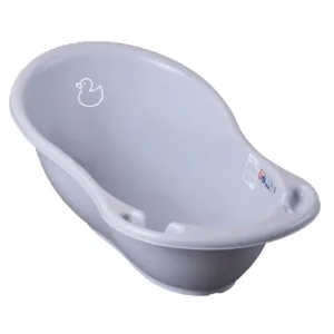 Set cadita 102 cm cu senzor de temperatura si suport anatomic Duck Gri