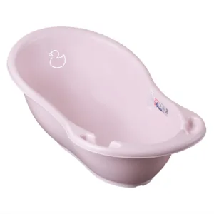 Set cadita 102 cm cu senzor de temperatura si suport anatomic Duck Roz