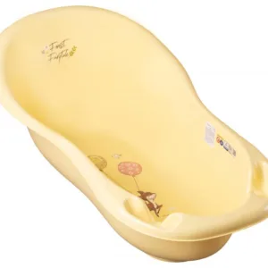 Set cadita 86 cm cu senzor de temperatura si suport anatomic Forest Galben