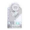 Set cadou bebelusi prosop cu gluga si 5 mini prosopele little one