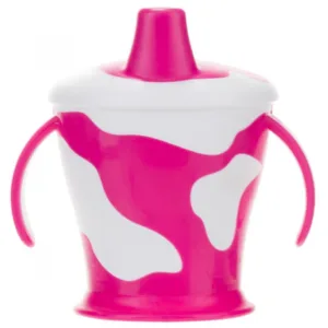Set cana 250 ml cu lingurita de hranire cadou Canpol Babies roz