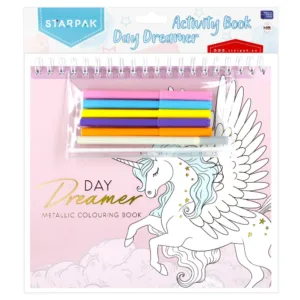Set carte de colorat cu carioci Starpak