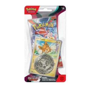 Set cartonase Pokemon TCG Scarlet and Violet 3 Obsidian Flames Checklane Blister