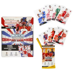 Set cartonase in cutie metalica Topps