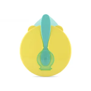 Set castron cu capac si lingurita Green