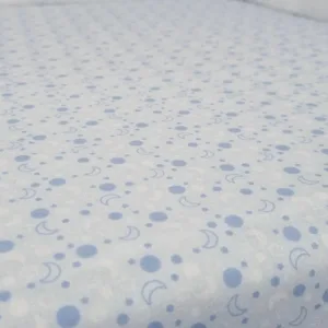 Set cearceafuri Blue Moon KidsDecor cu elastic din bumbac 70x120 cm