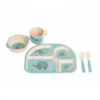 Set cina pentru bebelusi Elefant Albastru