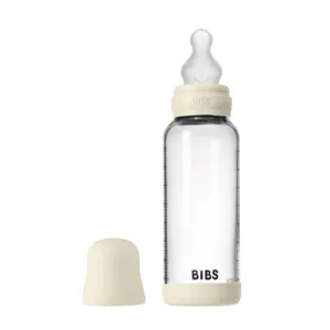 Set complet biberon din sticla anticolici cu tetina din silicon