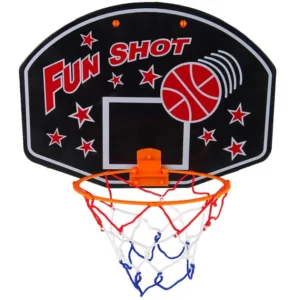 Set cos de baschet cu minge si pompa Fun Shot