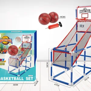 Set cos de baschet portabil pentru copii cu panou