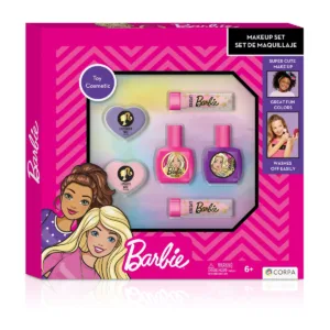 Set cosmetice unghii si makeup Barbie