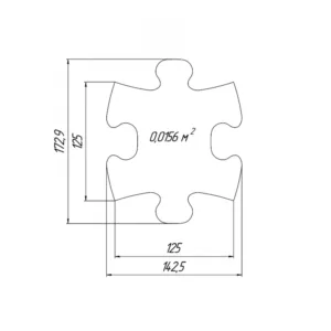 Set covorase ortopedice senzoriale puzzle mini puzzle Muffik