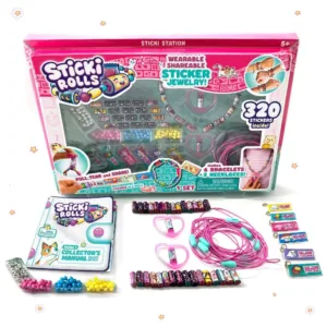 Set creatie bijuterii cu 320 de autocolante Sticki Rolls