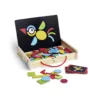 Set creatie magnetic Hape Magic Art Box 111 piese