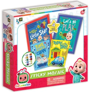 Set creatie mozaic cu abtibilduri Cocomelon