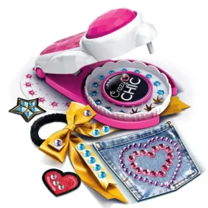 Set creativ Clementoni Masina de decorat Crazy Chic Strass Machine