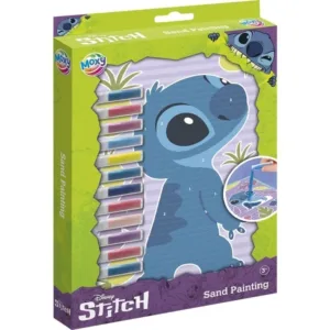 Set creativ Disney Stitch pentru desen cu nisip colorat