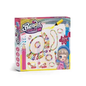 Set creativ bijuterii cu margele NToys Beads diverse modele