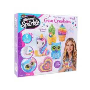 Set creativ de decorat cu cristale CrazArt 3D Crystal Gem Creations 65588