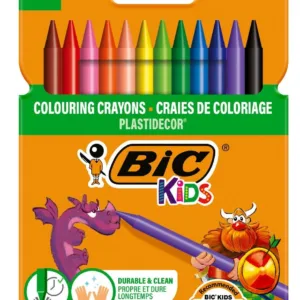 Set creioane cerate Plastidecor Bic