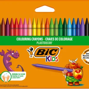 Set creioane cerate Plastidecor Bic