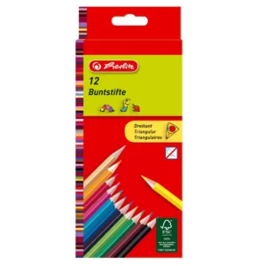 Set creioane color triunghiulare Herlitz