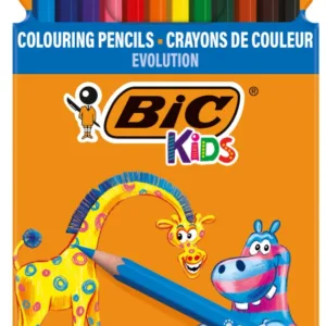 Set creioane colorate Evolution Bic