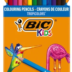 Set creioane colorate Tropicolors Bic