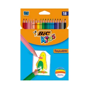 Set creioane colorate Tropicolors Bic