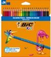 Set creioane colorate Tropicolors Bic