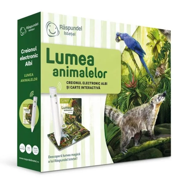 Set creion electronic si carte Raspundel Istetel Lumea animalelor