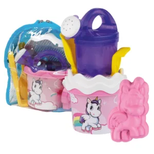 Set cu unelte pentru apa si nisip in Rucsac Unicorn