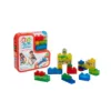 Set cuburi elastice de constructie Jelly Box 20 piese