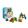 Set cuburi elastice de constructie Jelly Box Camioane 35 piese