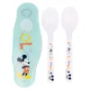 Set de 2 linguri si cutie de transport Disney Mickey