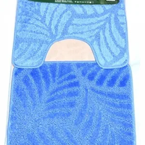 Set de 3 covorase de baie mari Nova Home albastru 50x80 cm