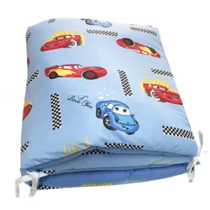 Set de aparatori pufoase h35 pat 140x70 cm DeLuxe Cars