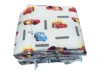 Set de aparatori pufoase h35 pat 140x70 cm DeLuxe Cars pe alb