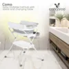 Set de baie 2in1 Cangaroo Como Roz cu design Pliabil