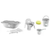 Set de baie cu 6 piese BabyJem Bebe Lux Grey