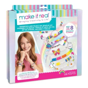 Set de bijuterii Diy curcubeu si perle