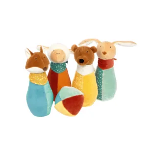 Set de bowling din plus Yellow PlayQ Sigikid