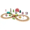 Set de cale ferata cu tren si accesorii JAdore Farm