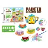 Set de ceai ceramic de pictat Ntoys Insecte Vesele