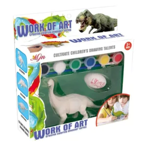 Set de colorat cu dinozauri Ntoys Work Of Art Diplodocus sau Eugenosaurus