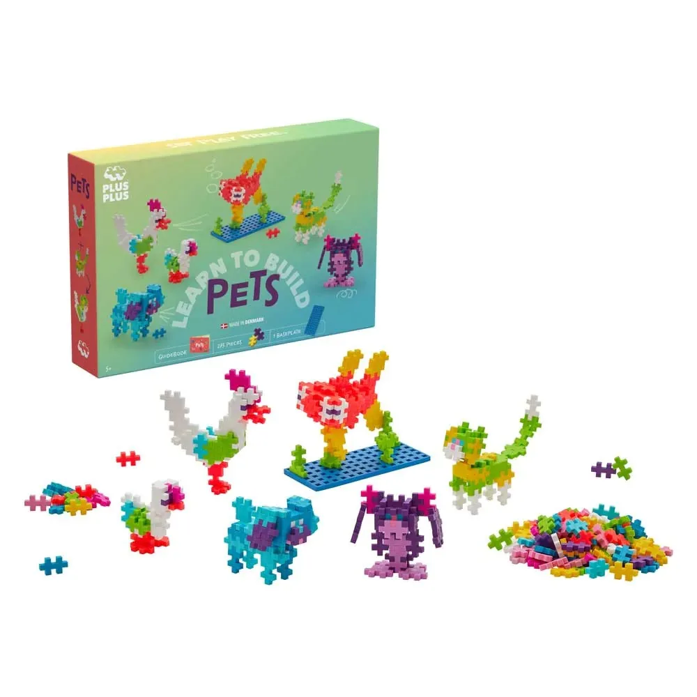 Set de constructie Animale de Companie Plus Plus Constructor 275 piese