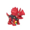 Set de constructie Dinozaur Triceratops cu lumini Ntoys