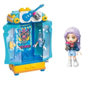 Set de constructie Garderoba cu figurina Qman Cantareata