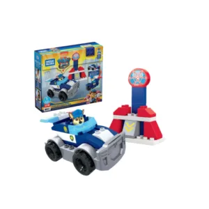 Set de constructie Mega Bloks Paw Patrol Masina de politie a lui Chase 31 piese